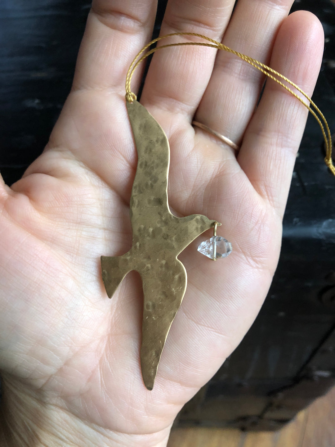 The Gift Ornament With Herkimer Diamond