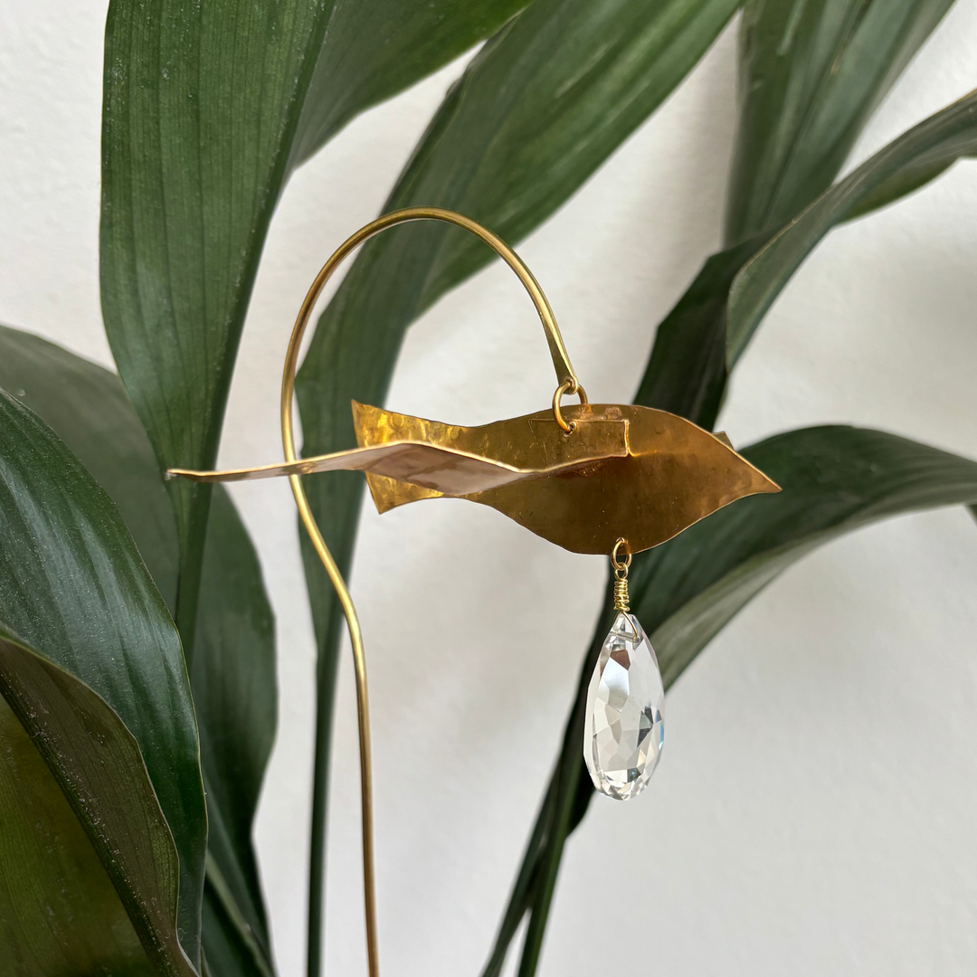 Gold Bird Planty Sun Catcher Stick