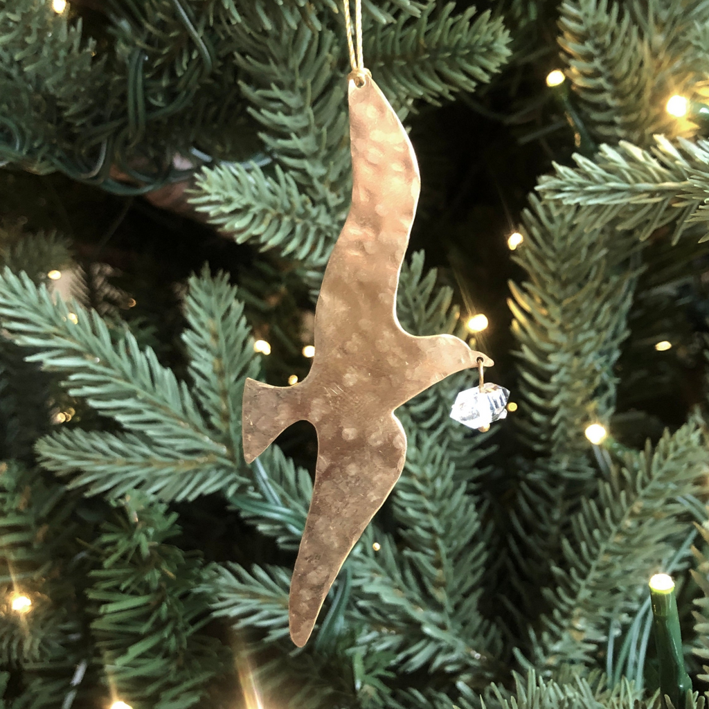 The Gift Ornament With Herkimer Diamond