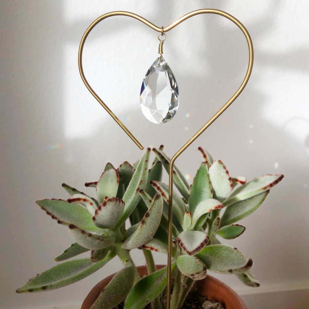 Planty Suncatcher Stick- Corazón