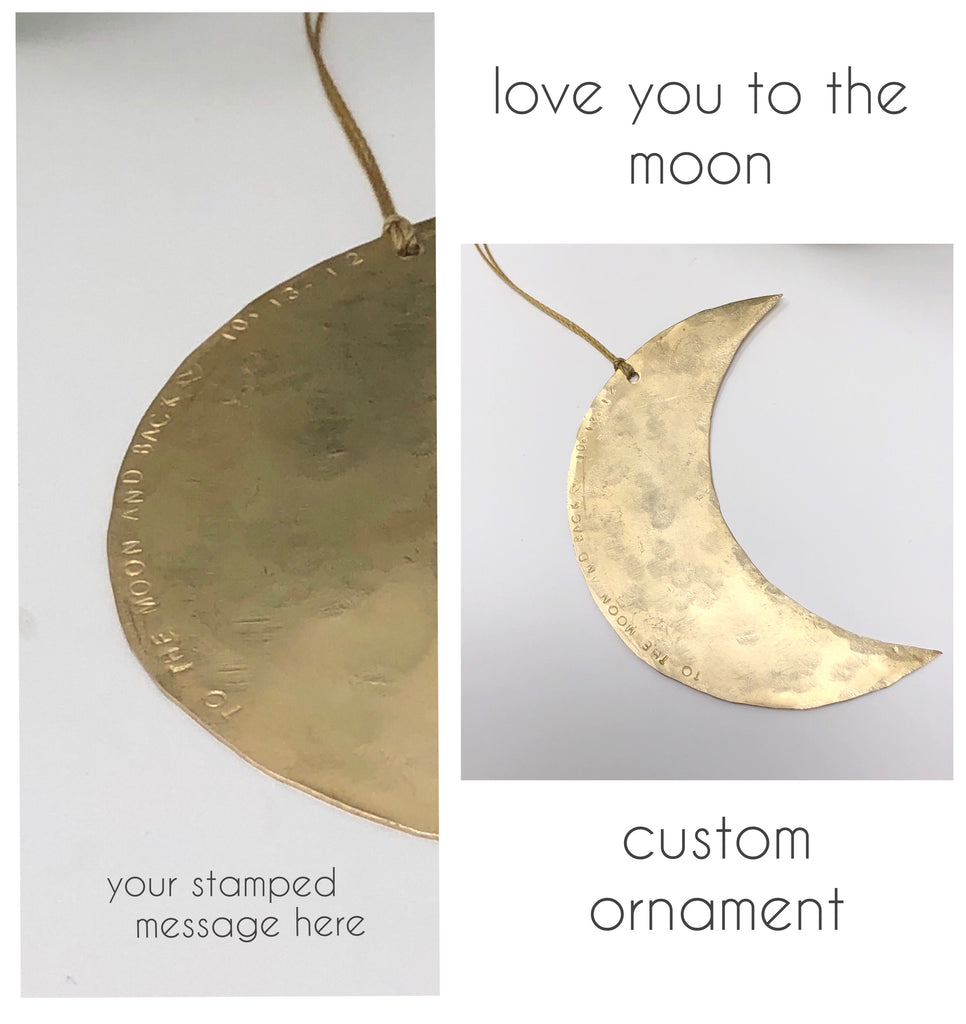 Love You To the Moon Ornament