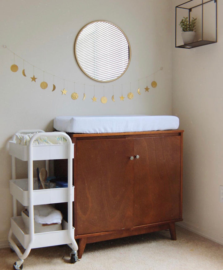 Galaxy Hammered Brass Garland